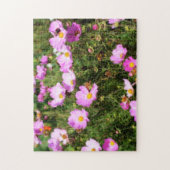 Blume Orton-Effekt auf dem rosafarbenen Kosmos Puzzle (Vertikal)
