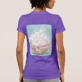 Blume Ostereier Hallo Frühling T-Shirt (Rückseite)