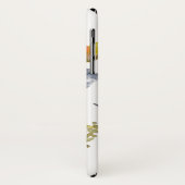 Blume Overlay - Aquarell-Blume und -Stiele Case-Mate iPhone Hülle (Hinten/Links)