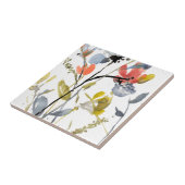 Blume Overlay - Aquarell-Blume und -Stiele Fliese (Seite)