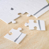 Blume Overlay - Aquarell-Blume und -Stiele Puzzle (Seite)