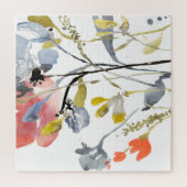 Blume Overlay - Aquarellfarben-Pastell-Blume Puzzle (Vertikal)