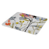 Blume Overlay - Aquarellfarben-Pastell-Blume Schneidebrett (Ecke)