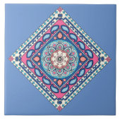 Blume Paisley™ Keramik Fliese (Vorderseite)