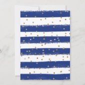 Blume Panda Kindergeburtstag Einladung (Rückseite)