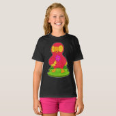 Blume Papagei T-Shirt (Vorne ganz)