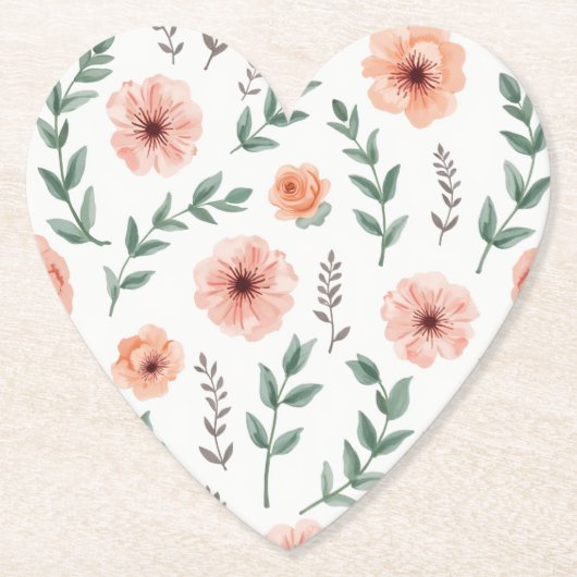 Blume Paper Untersetzer (Vorderseite)