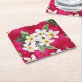 Blume Papier Untersetzer (angewinkelt)