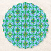 Blume Papier Untersetzer (Vorderseite)