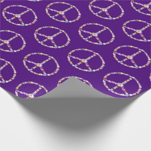 Blume - Papier zum Schutz der Zeichen Geschenkpapier (Ecke)