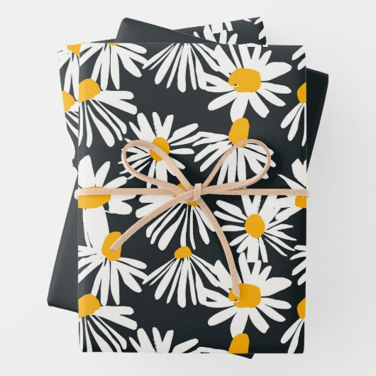 Blume Papierblätter Geschenkpapier Set (Beispiel)
