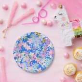 Blume-Papierplatte, Blumenplatte Pappteller (Party)