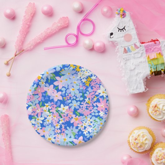 Blume-Papierplatte, Blumenplatte Pappteller (Party)
