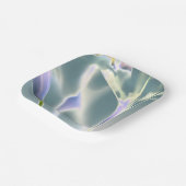 Blume-Papierplatte Pappteller (Gewinkelt)