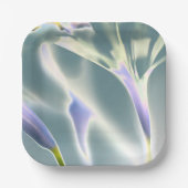 Blume-Papierplatte Pappteller (Vorderseite)