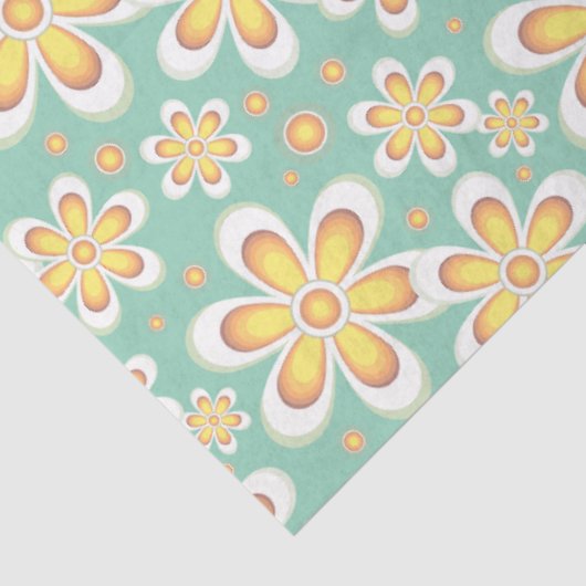 Blume-Papiertaschentuch Seidenpapier (Ausschnitt)