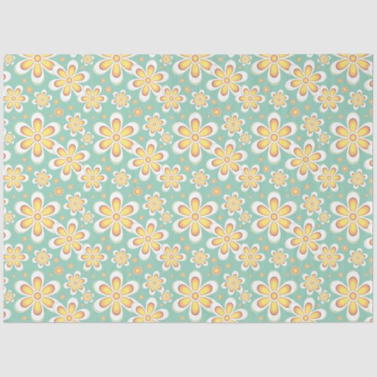 Blume-Papiertaschentuch Seidenpapier (Vorderseite)