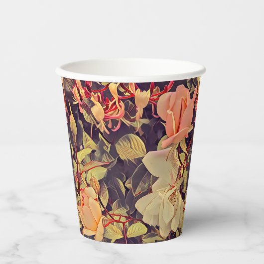 Blume Pappbecher (Vorderseite)