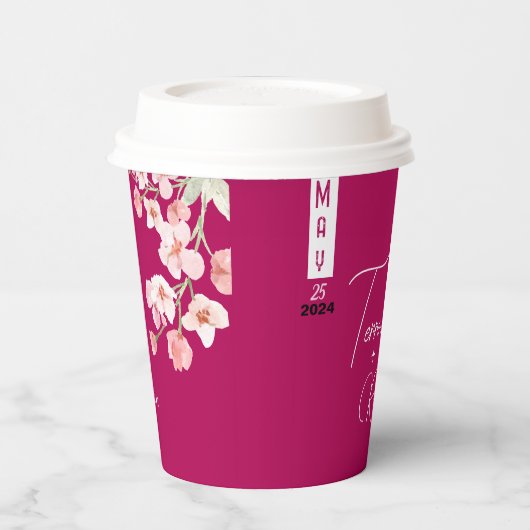 Blume Pappbecher (Links)