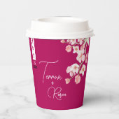 Blume Pappbecher (Rückseite)