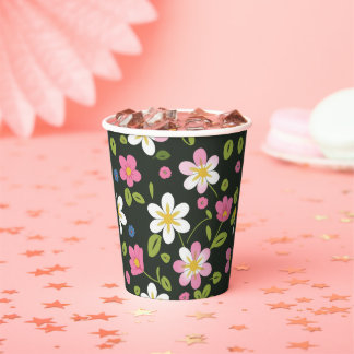 Blume Pappbecher