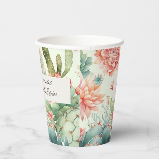 Blume Pappbecher (Rechts)