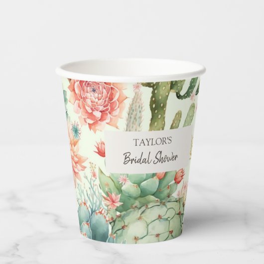 Blume Pappbecher (Vorderseite)