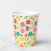 Blume Pappbecher (Rechts)