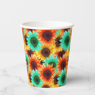 Blume Pappbecher