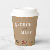 Blume Pappbecher (Vorderseite)