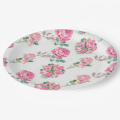 Blume Pappteller (Schrägansicht)