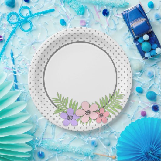 Blume Pappteller (Party)
