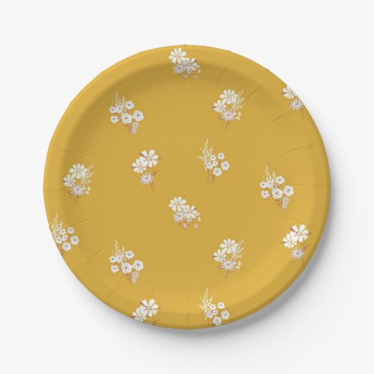 Blume Pappteller (Vorderseite)