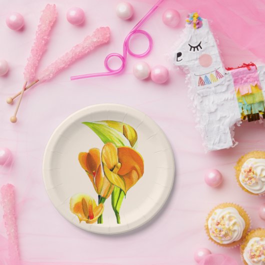 Blume Pappteller (Party)