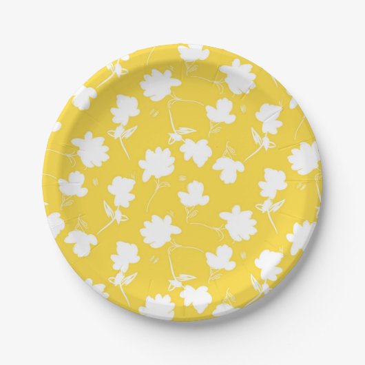 Blume Pappteller (Vorderseite)
