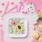 Blume Pappteller (Party)