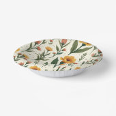 Blume Pappteller (Gewinkelt)