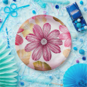 Blume Pappteller (Party)