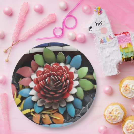 Blume Pappteller (Party)