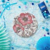 Blume Pappteller (Party)