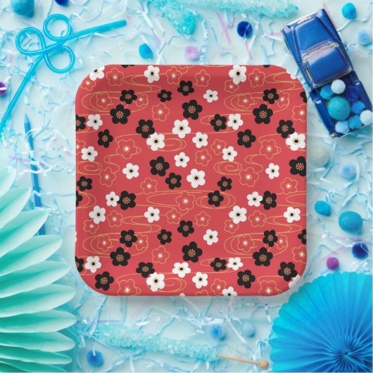 Blume Pappteller (Party)