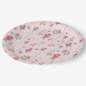 Blume Pappteller (Schrägansicht)