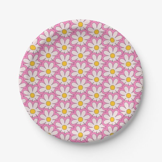 Blume Pappteller (Vorderseite)