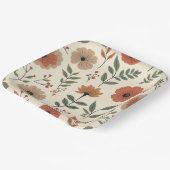 Blume Pappteller (Gewinkelt)