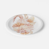 Blume Pappteller (Schrägansicht)