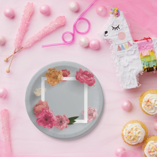Blume Pappteller (Party)