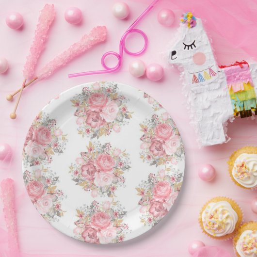 Blume Pappteller (Party)