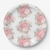 Blume Pappteller (Vorderseite)