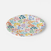 Blume Pappteller (Schrägansicht)