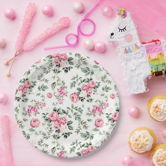 Blume Pappteller (Party)